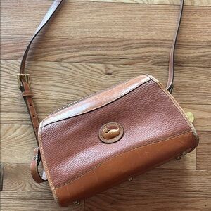 Dooney & Bourke Brown Leather Crossbody Bag